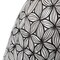 Uniquewise Flower-Inspired Ceramic Vase - Unique White 7-Inch-Dia Round Table Decor - Classic White Pottery QI004035 - alternate 4